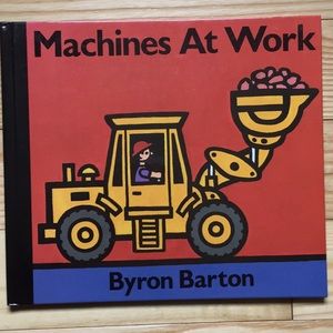 Construction Machines at Work Hardcover Book New!
